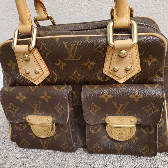 Authentic Louis Vuitton Manhattan PM purse - Picture 2 of 14